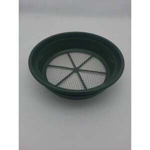 Green Plastic 13-1/4" Gold Sifting Pan Classifier 1/4 Mesh Size